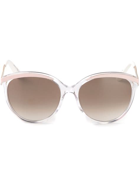 red and white dior|white Dior oversized sunglasses.